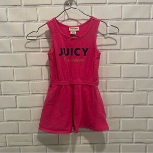 JUICY COUTURE girls pink sleeveless dress/size 4